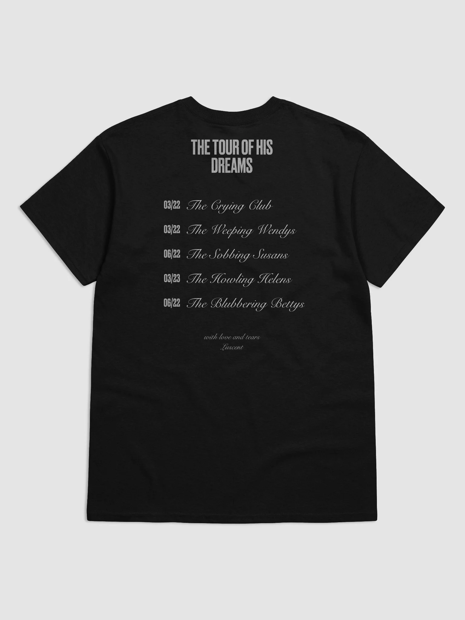 The Crying Club Band T product image (6)