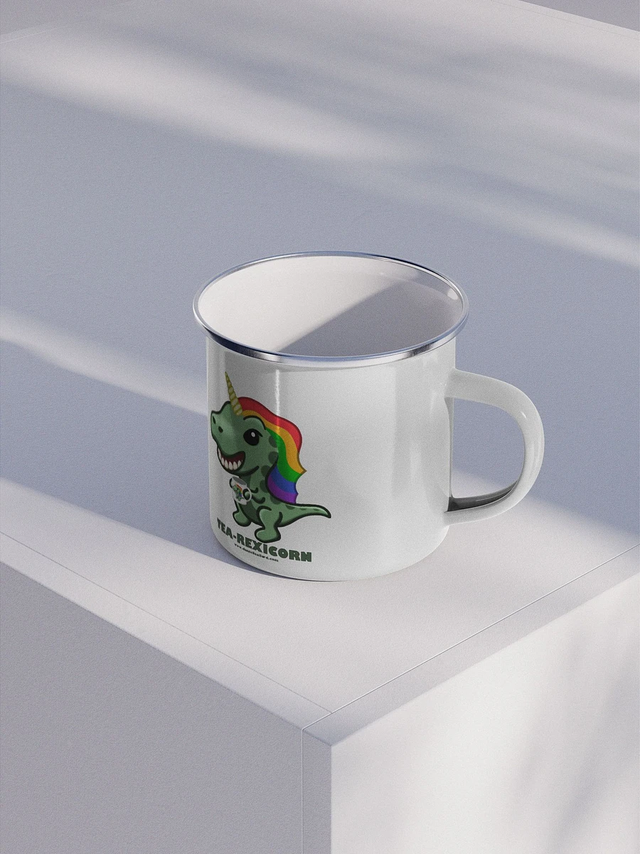 Tea-Rexicorn Enamel Mug product image (2)