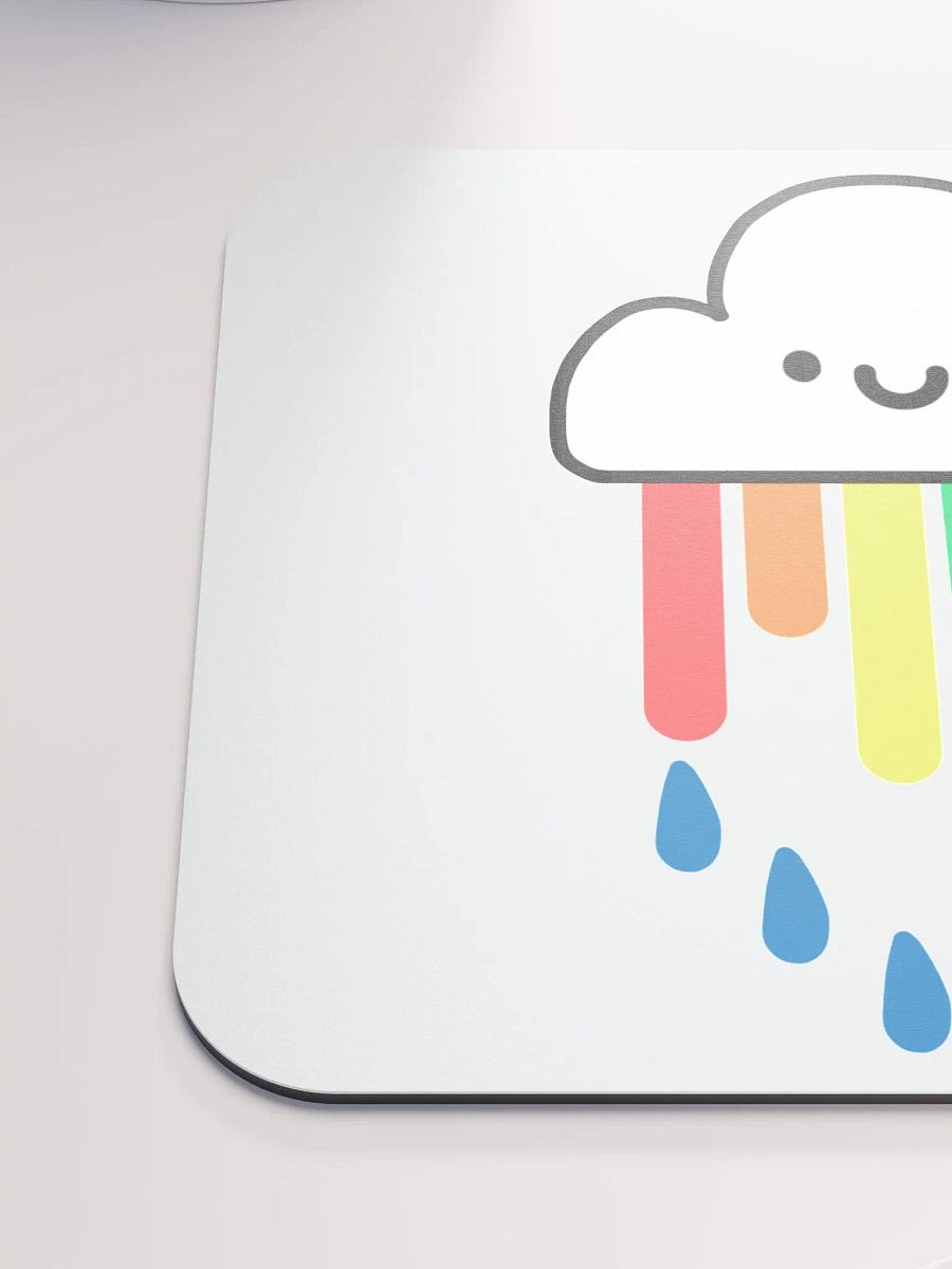 Rainbow Rain Cloud Mouse Pad product image (6)