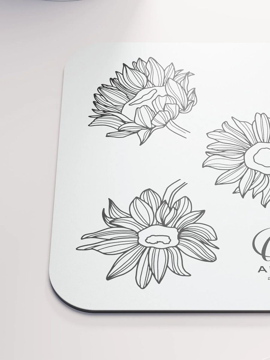 Doodle Flowers Mouse Pad product image (6)