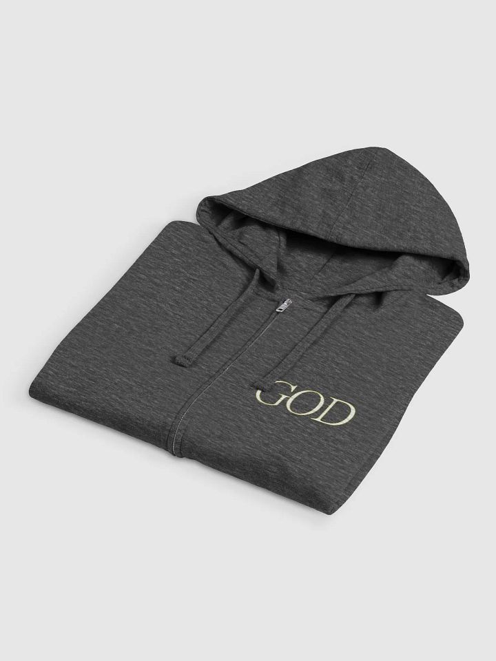 Good Vs Evil - God's In My Heart & The Devil's On My Back - Independent Trading Co. Fleece Zip Up Hoodie product image (1)
