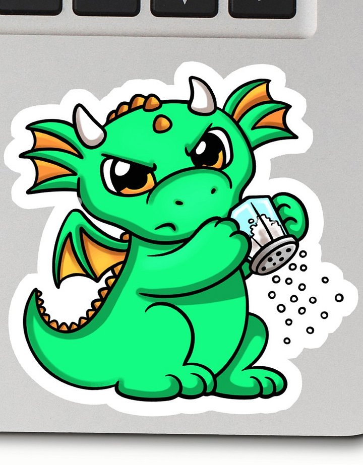 Salty Dragon Sticker product image (1)