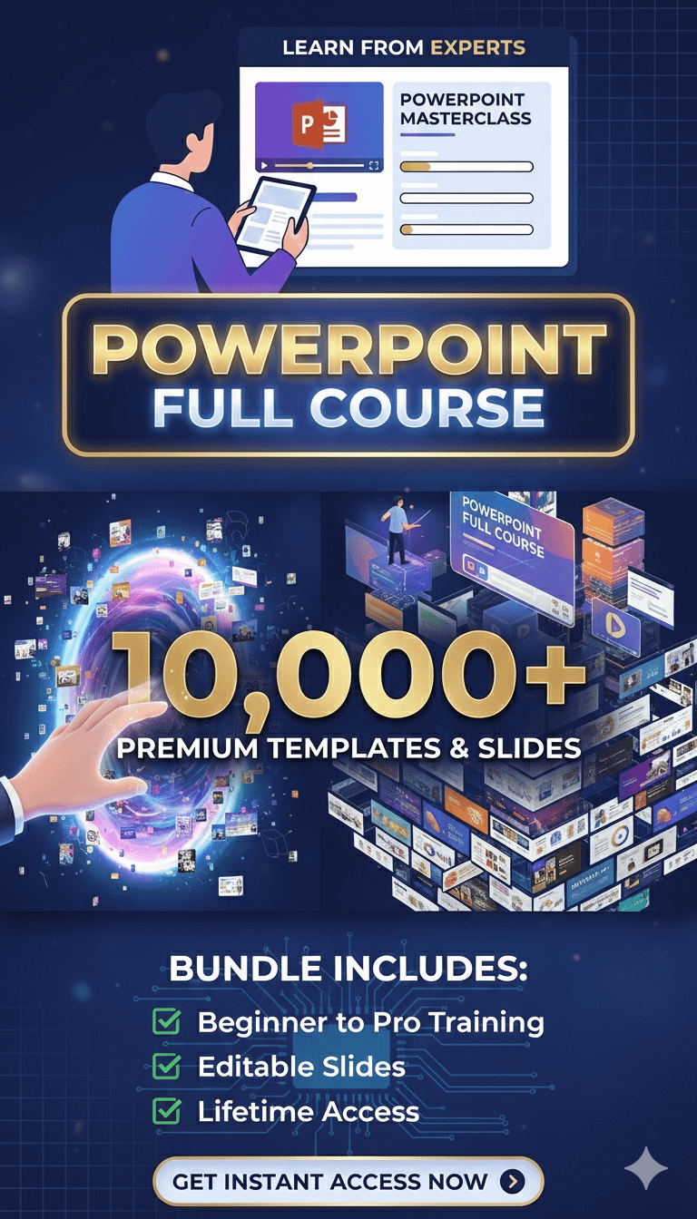 Comprehensive PowerPoint Training with +10,000 Premium Templates and Slide Package product image (1)