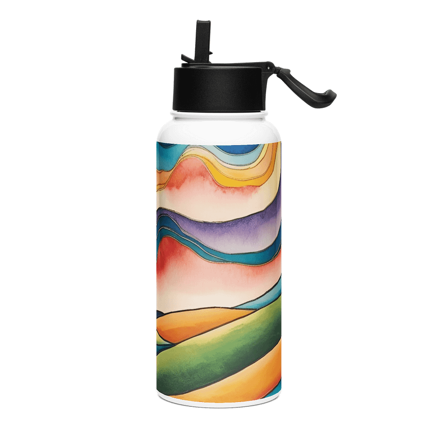 Ripple Effect Stainless Steel Water Bottle gift for arty mom dad friend family product image (3)