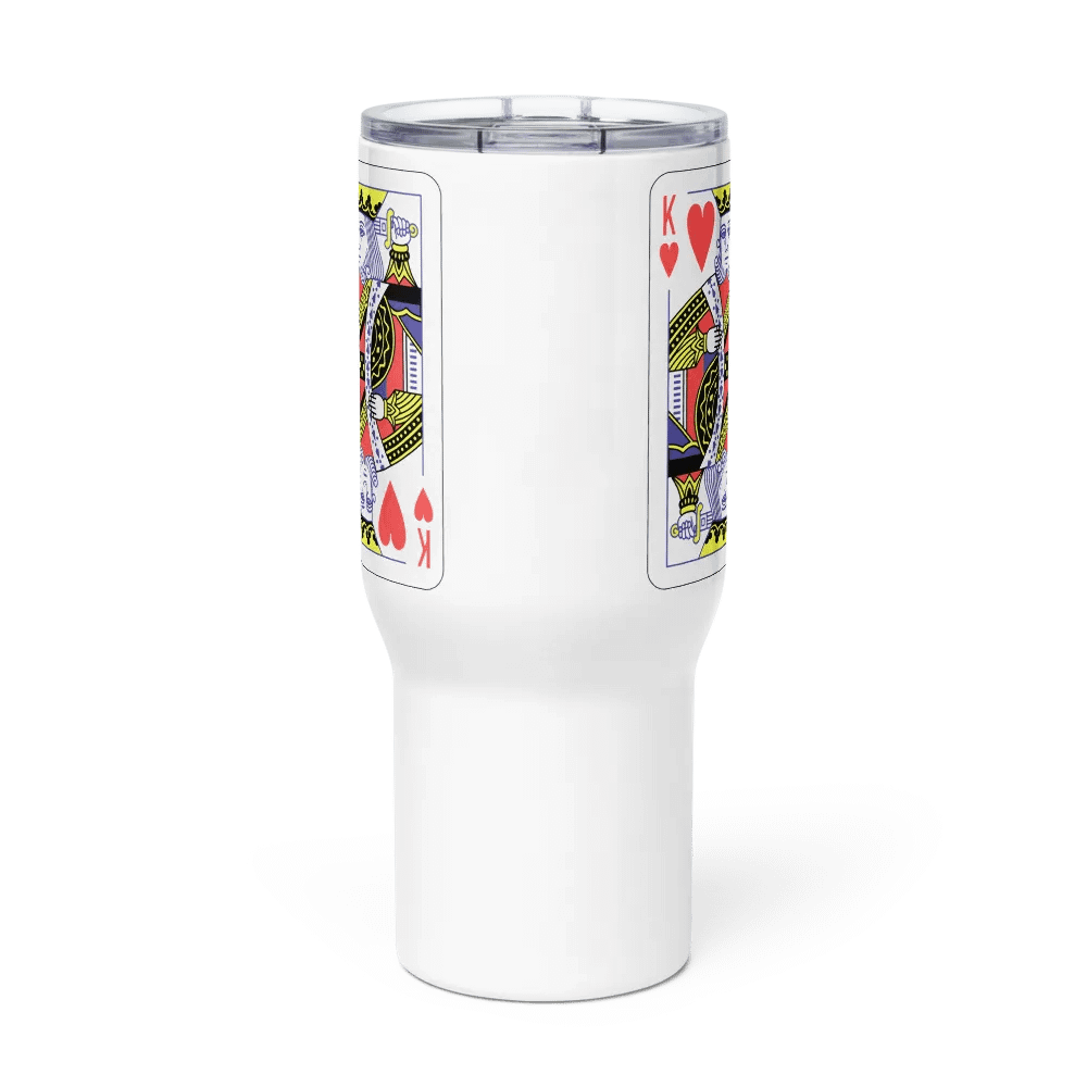 Regal King of Hearts Travel Mug product image (2)