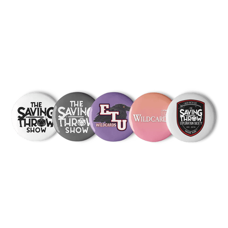 Saving Throw/Wildcards Pin Set
