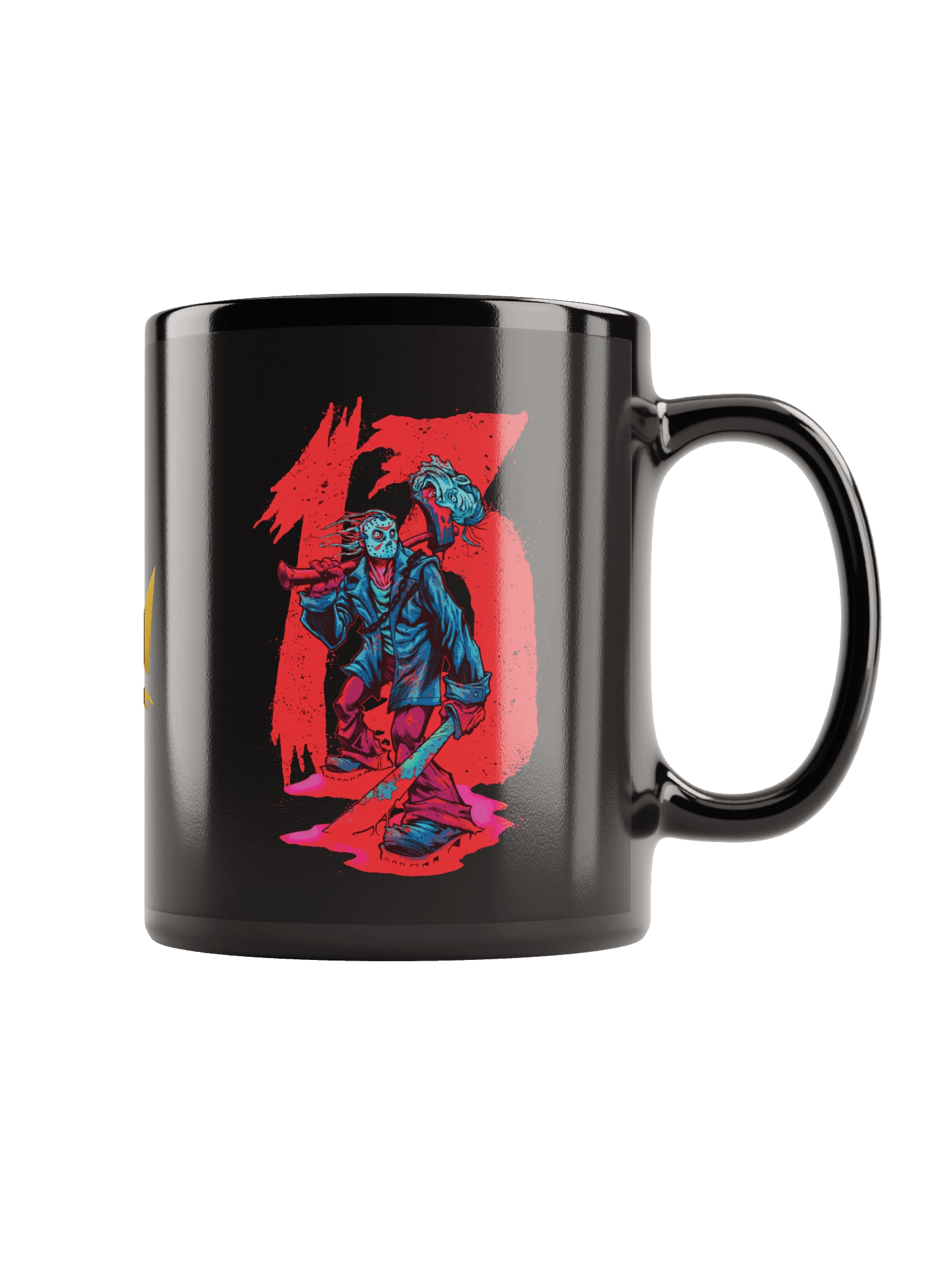 Royal Warrior Black Glossy Mug product image (1)