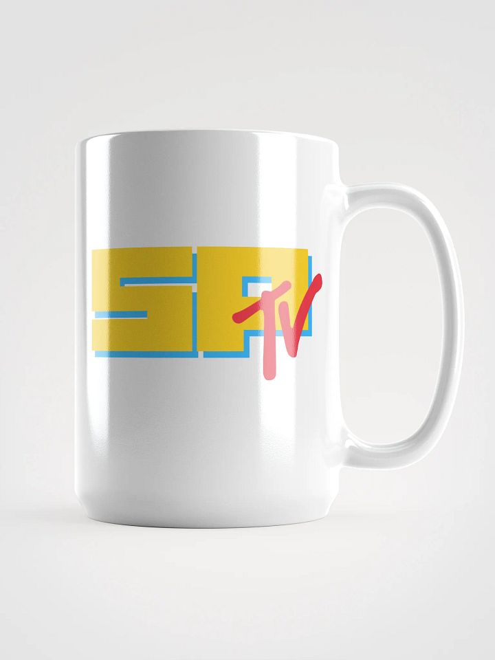 SPTV Logo White Glossy Mug product image (2)