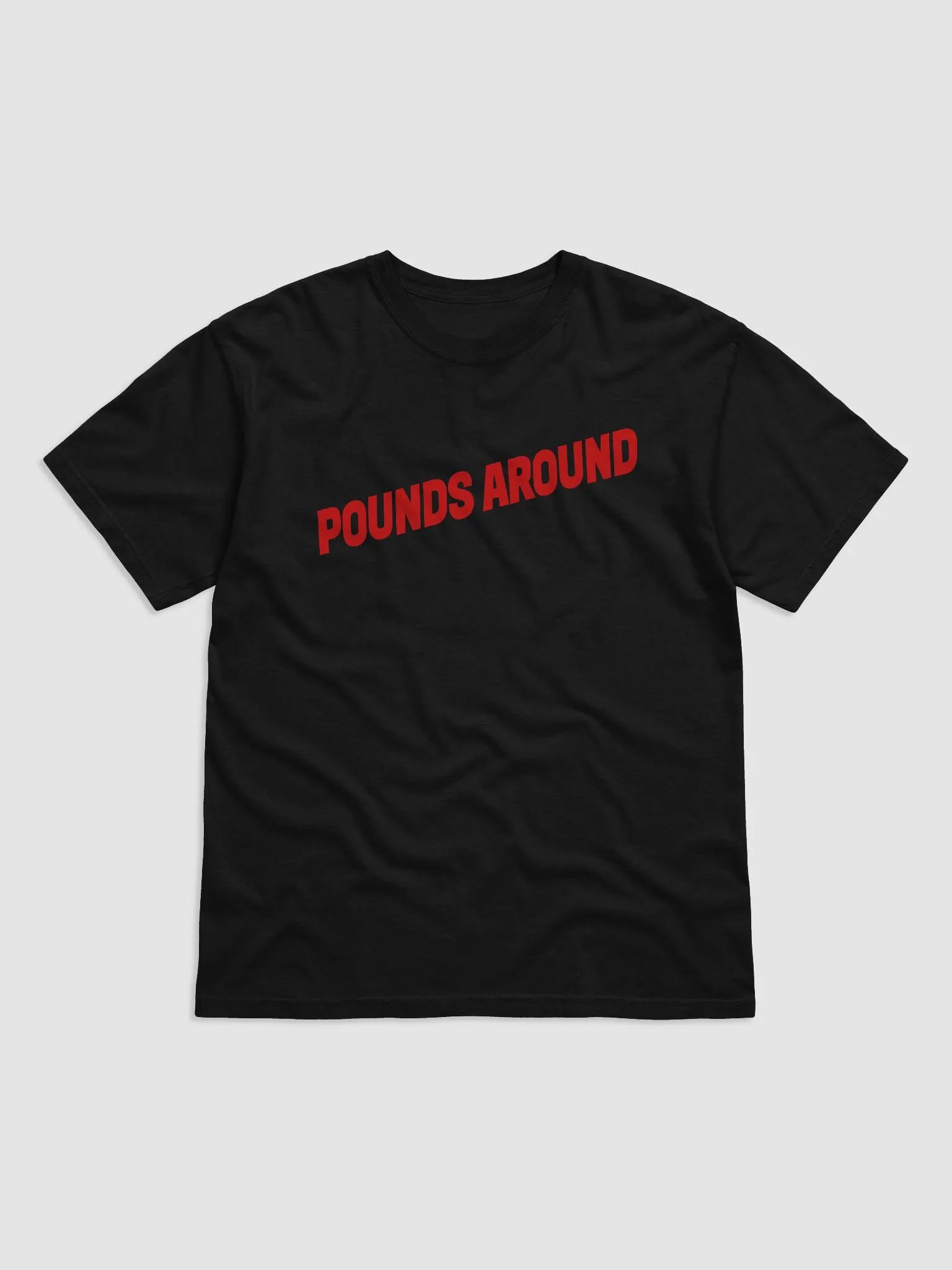 POUNDS AROUND BLACK AND RED SHIRT product image (1)