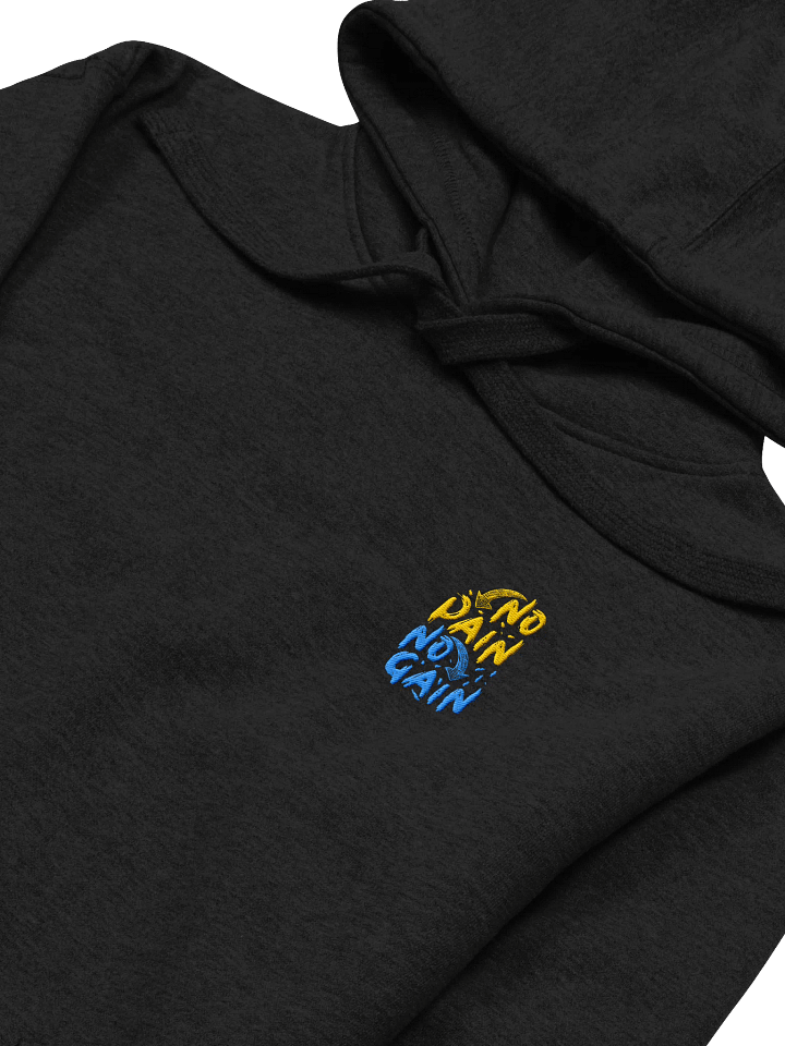 No Pain No Gain! Left Embroidered Hoodie product image (2)