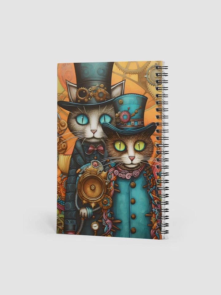 Steampunk Cats Spiral Notebook product image (2)