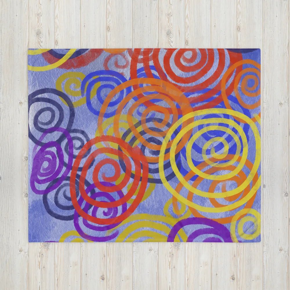 Colorful Spirals Throw Blanket product image (16)