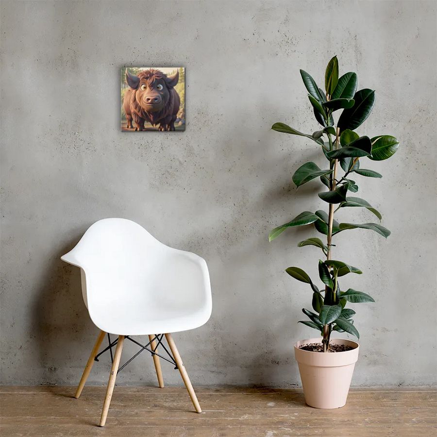 Endangered Species - Mexico - Bison Canvas Art product image (7)