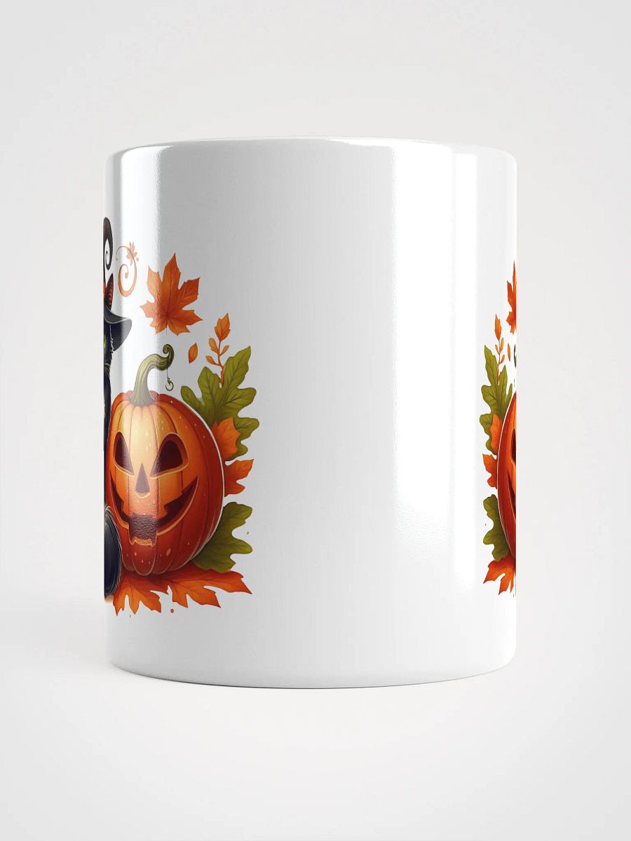 Halloween Mug, Black Cat Mug, Gift for Halloween Cat Lovers, Halloween Gift, Pumpkin Mug product image (15)