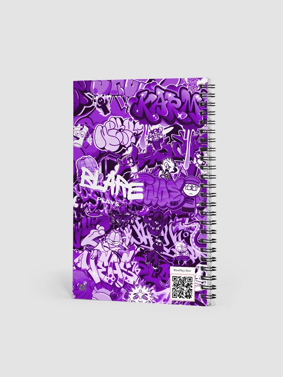 Graffiti Fusion Spiral Notebook product image (2)