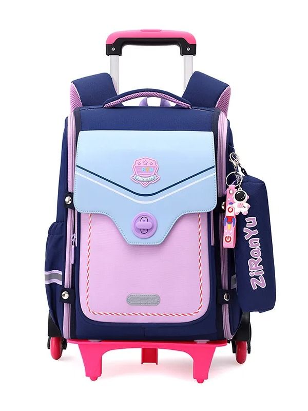 Primary School Student Trolley Schoolbag Detachable Backpack product image (6)