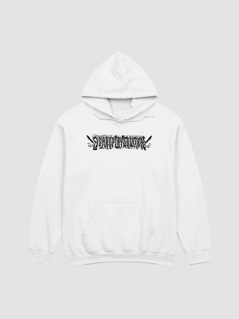 Black Death Metal Logo Hoodie (Unisex)
