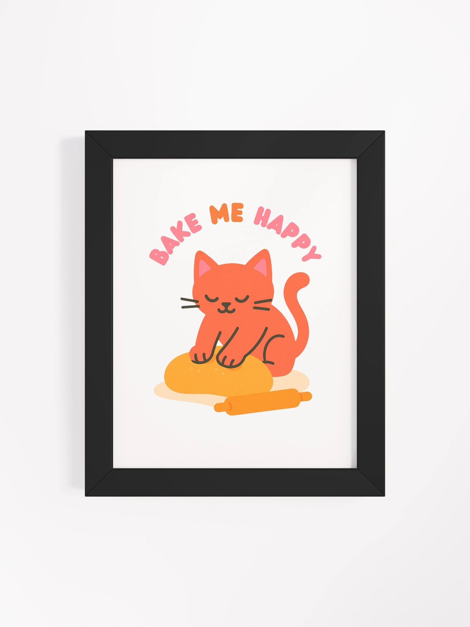 Bake Me Happy Framed Artwork - Pawcasso Collection product image (47)