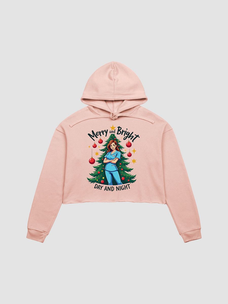 Merry and Bright Crop Hoodie product image (4)