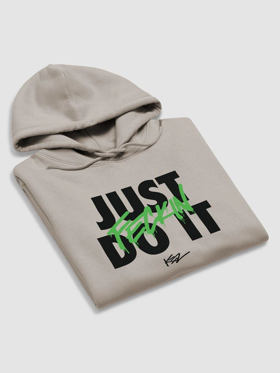 JUST FECKIN DO IT UNISEX HOODIE - Desert Dust product image (6)