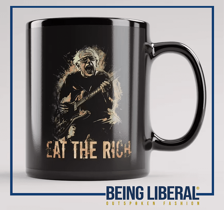Eat The Rich Bernie Mug - Being Liberal product image (2)
