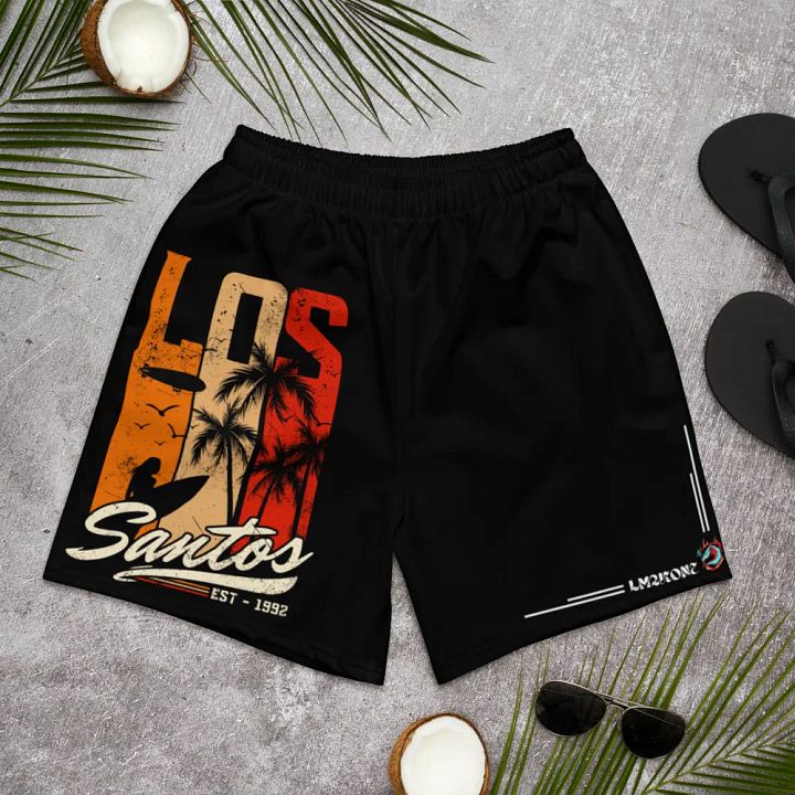 Sunset Vibes Los Santos - Athletic Shorts product image (2)