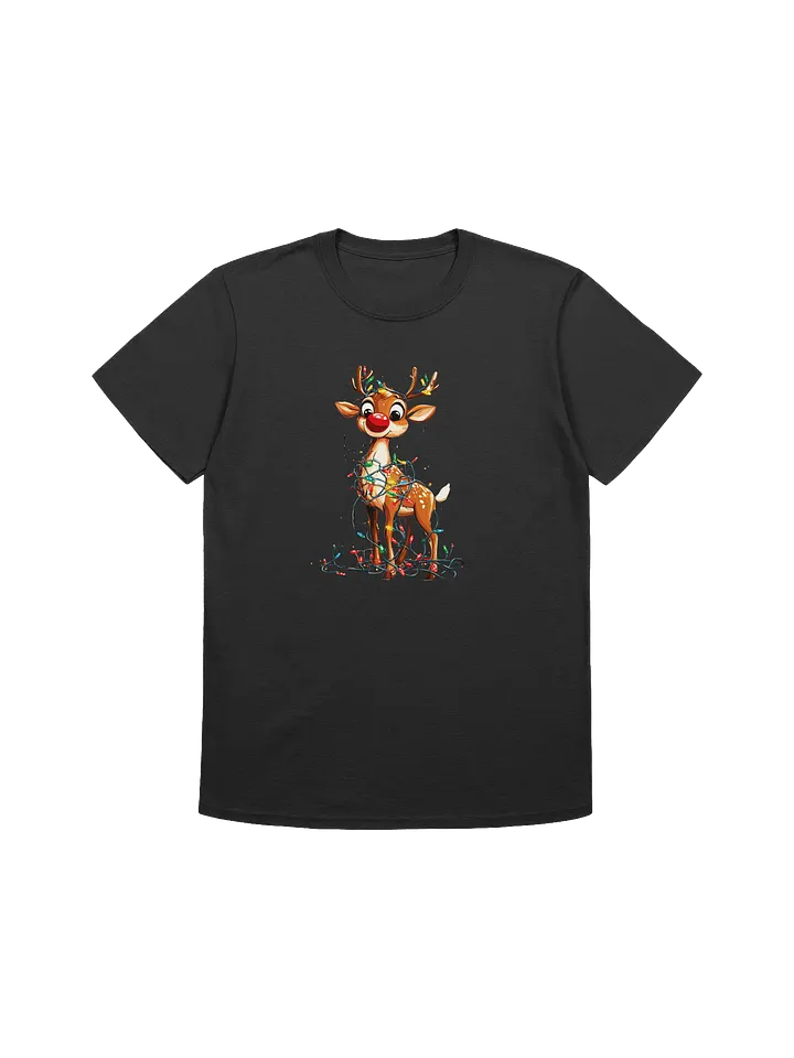 Reindeer Christmas Lights Unisex T-Shirt product image (1)