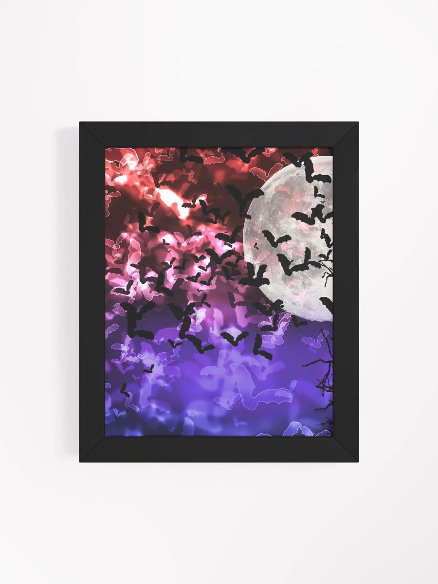 Bokeh Light Bats Framed Poster product image (75)