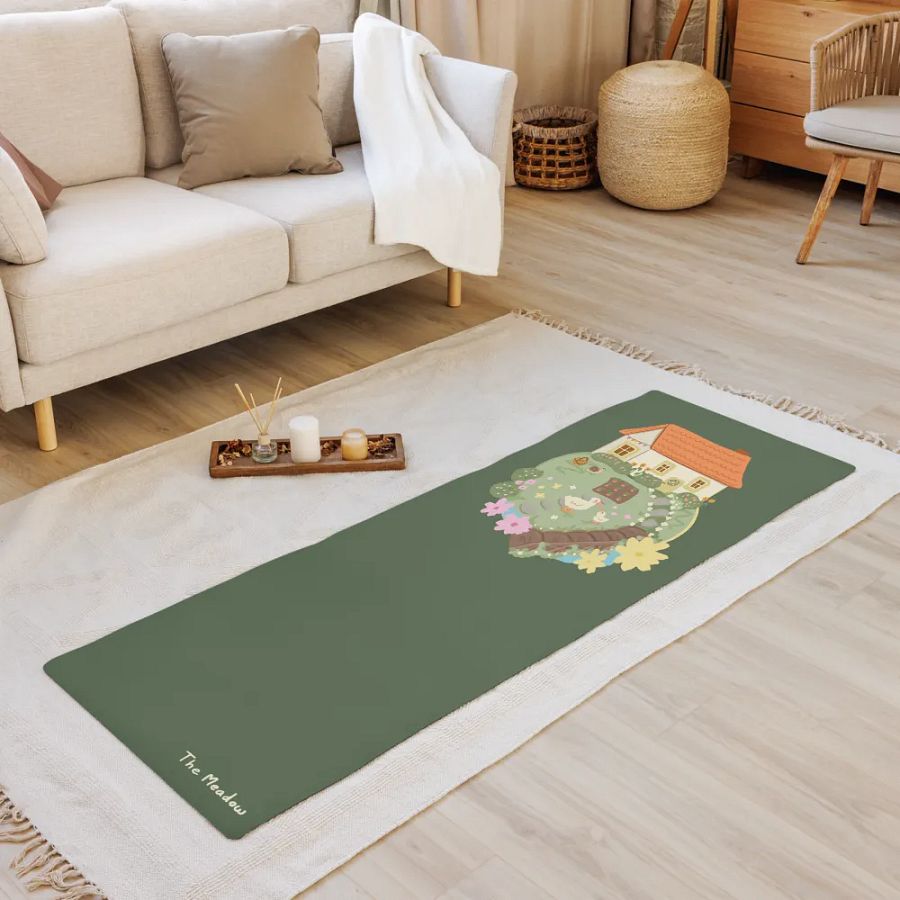 Cottage Garden Dream \ yoga mat (forest) (US) product image (2)