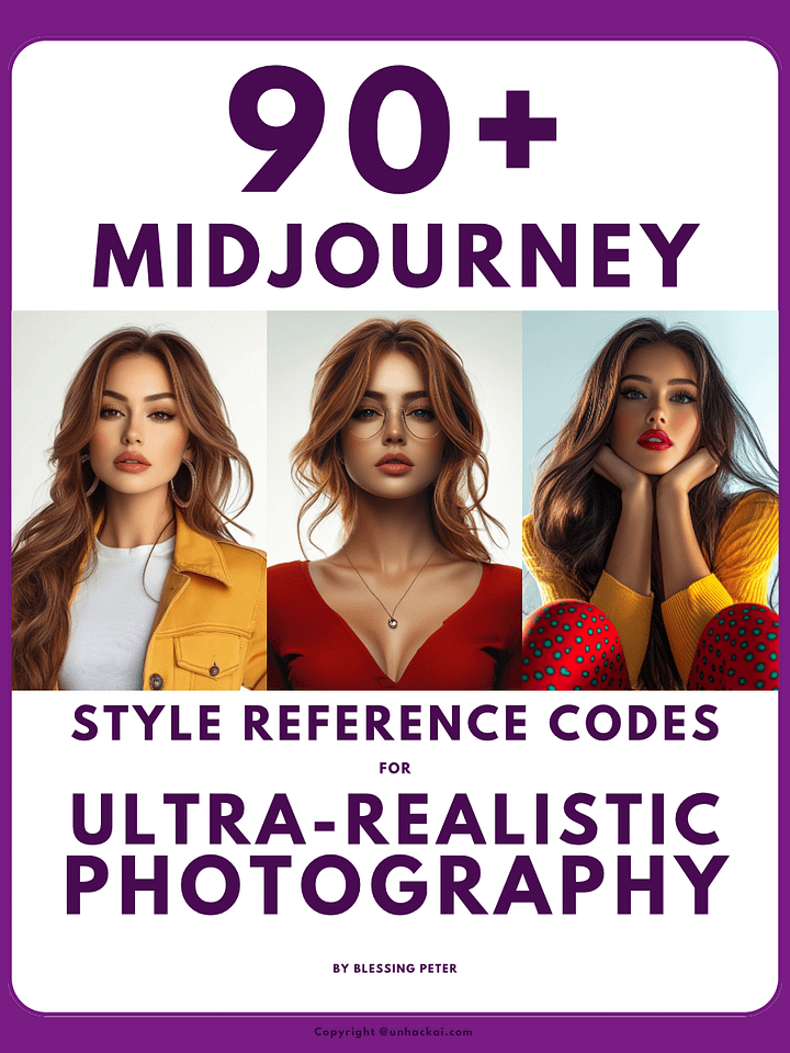 90+ Midjourney Ultra-Realistic Photography Style Reference SREF Codes product image (1)