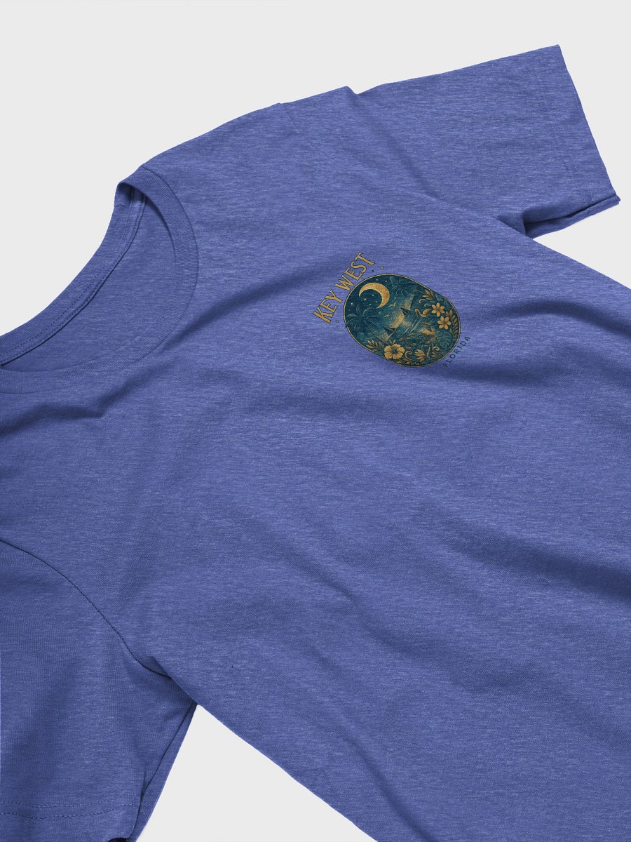 Key West Tropical T-Shirt Ultra Soft Tee with Moonlight Scene product image (4)