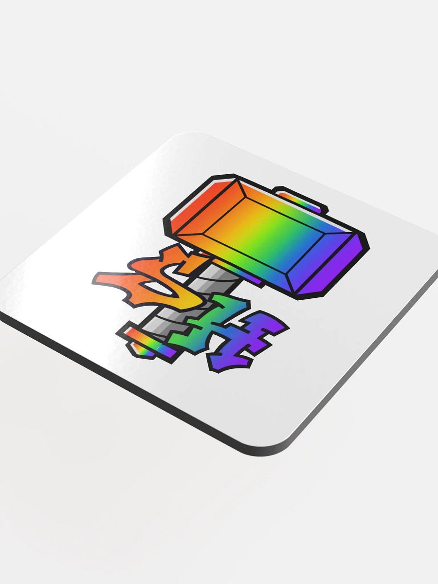 Spectrum Arrow Glossed Cork Coaster product image (4)