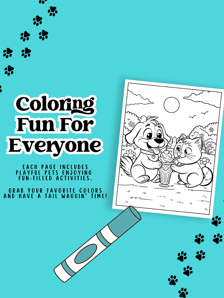 TAIL WAGGIN' TIME COLORING PAGES product image (2)