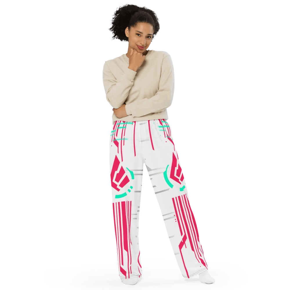 Cyberia Unisex Wide-Leg Pants product image (11)