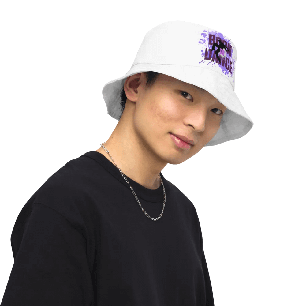 Reversible Born to Dance His Silhouette + Create Greatness Bucket Hat product image (11)