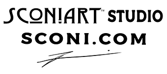 sconiArt studio. Artwork & design uniquely created in the USA.