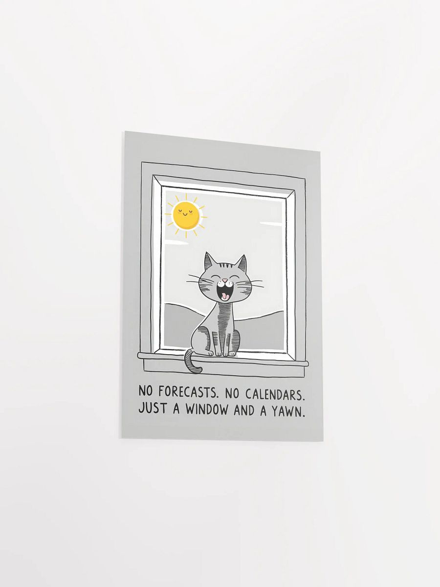 Sunlit Cat Window Print (No Frame) product image (3)