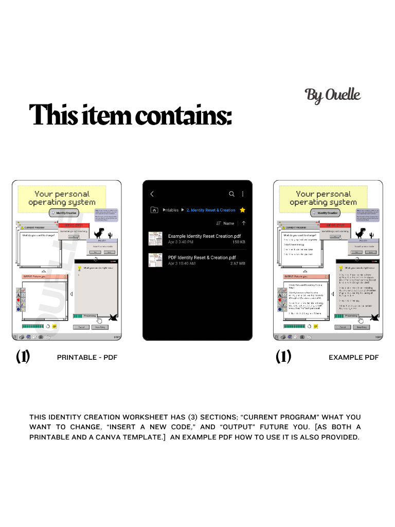 Identity Reset Planner product image (6)