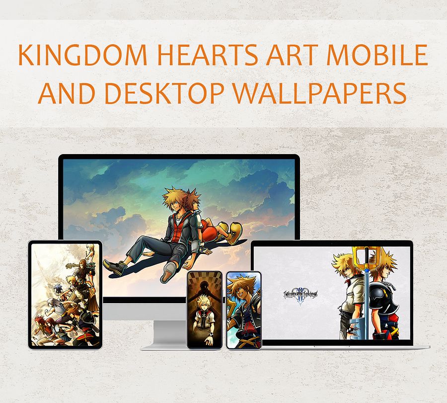 (20+ designs) Kingdom Hearts art Wallpapers designs Pack (more than 150 images in total) product image (1)