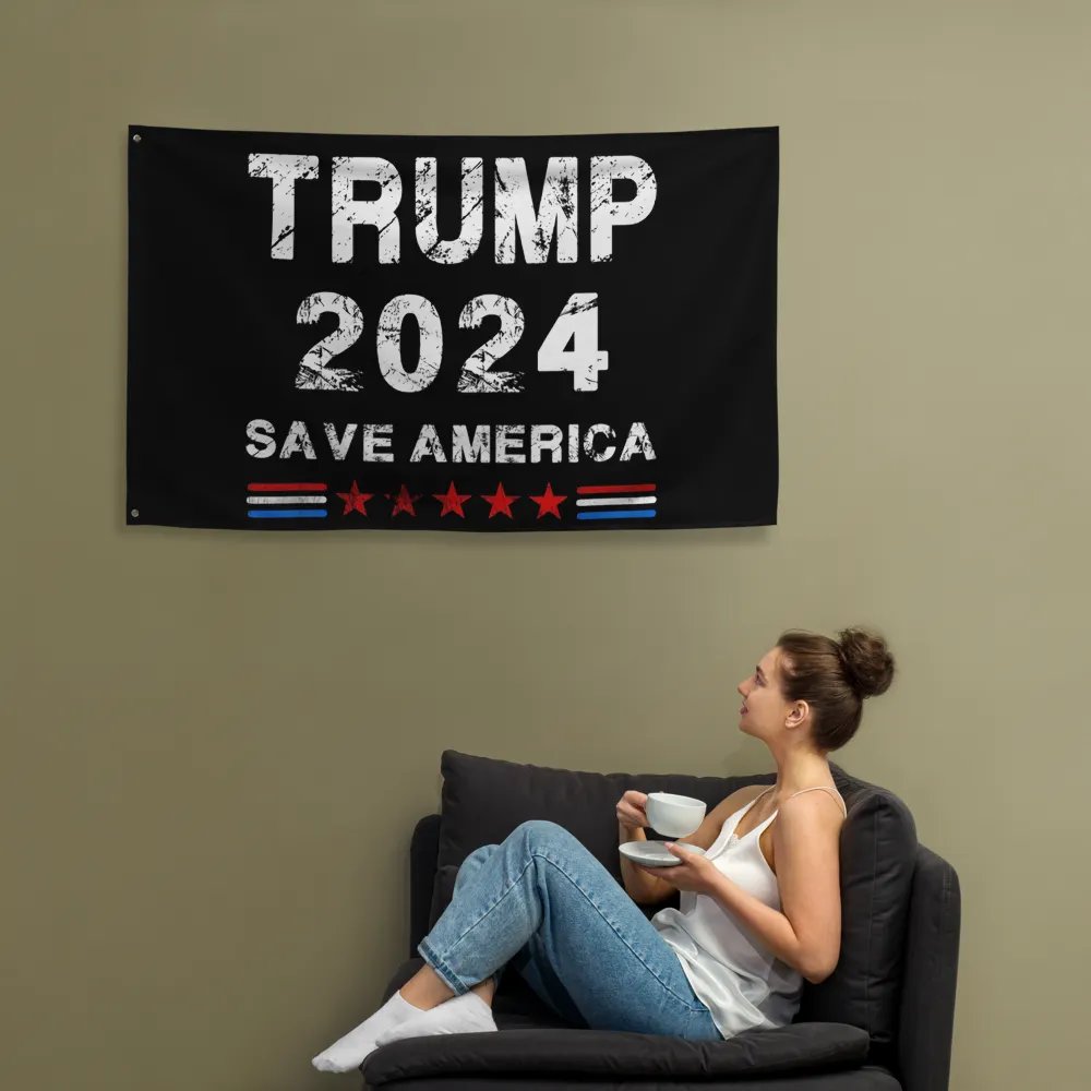 Trump 2024 Save America Flag product image (12)