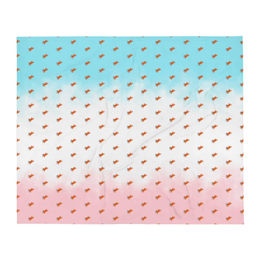 Trans Pride Smoke Puppy Blanket product image (1)