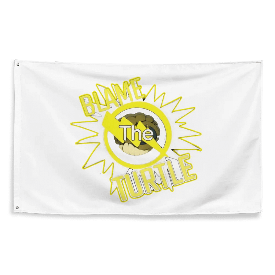 Blame The Turtle! Flag product image (2)