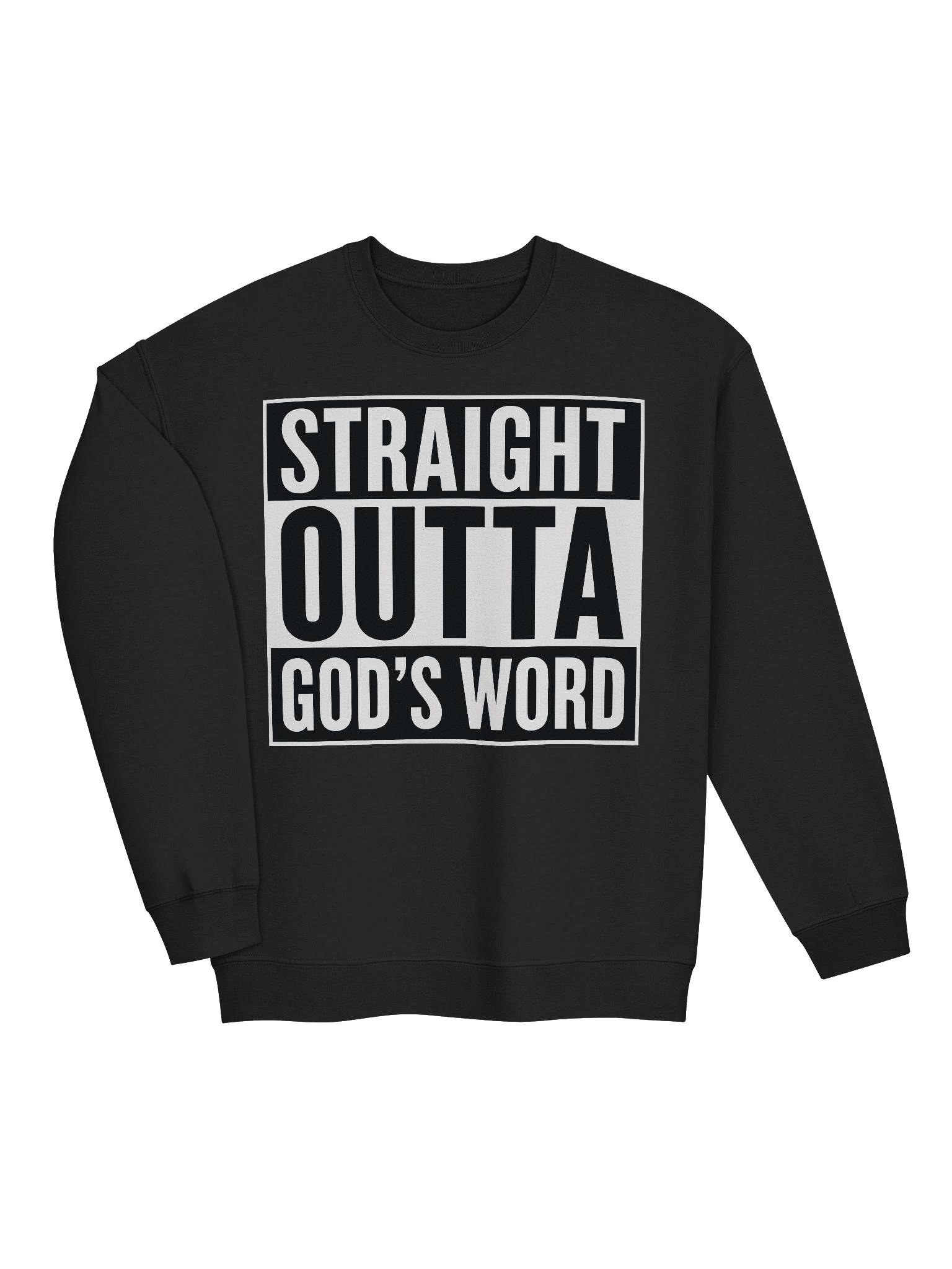 Straight Outta God's Word Classic Crewneck Sweatshirt product image (3)