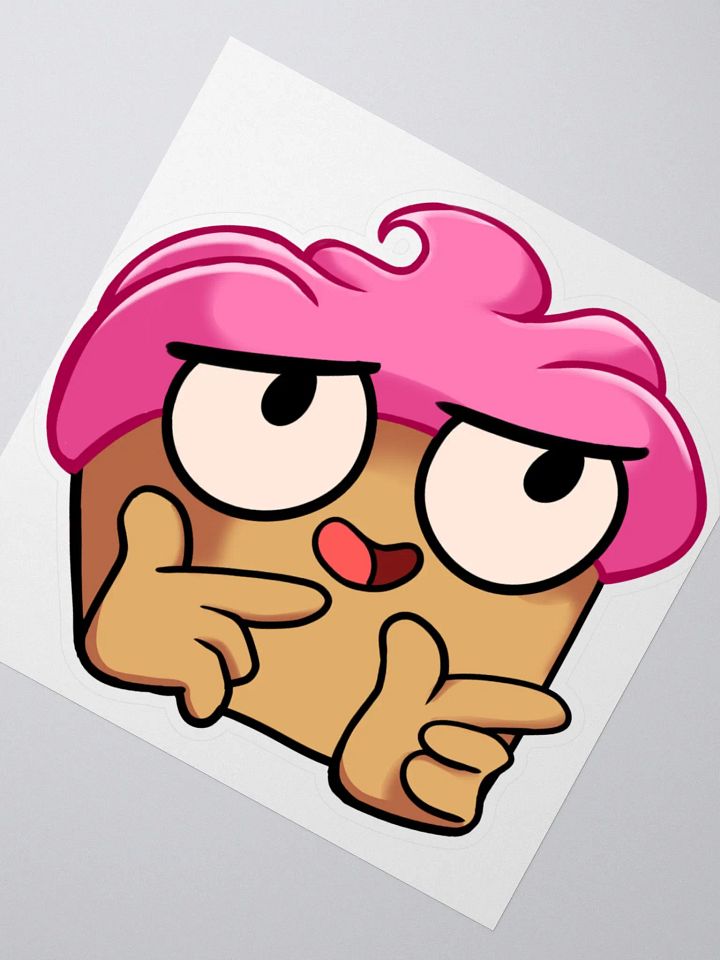 Cuppy Finger Guns Emote Sticker product image (4)