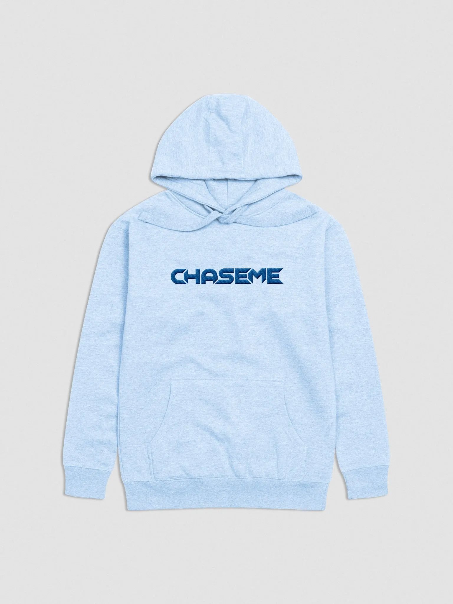 ChaseMe Embroidered Hoodie [All Blue] product image (1)