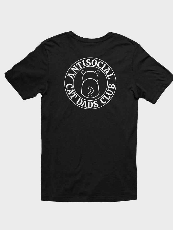 Antisocial Cat Dads Club Unisex Tee (Back Print) product image (1)