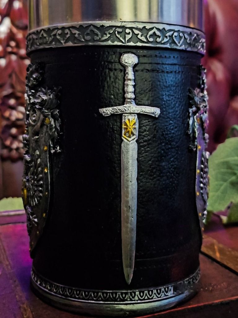 The Armored Kingdom Double-Headed Eagle Crest Sword Mug product image (2)