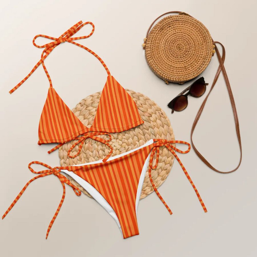 Sunset Mirage Striped Bikini Set product image (5)