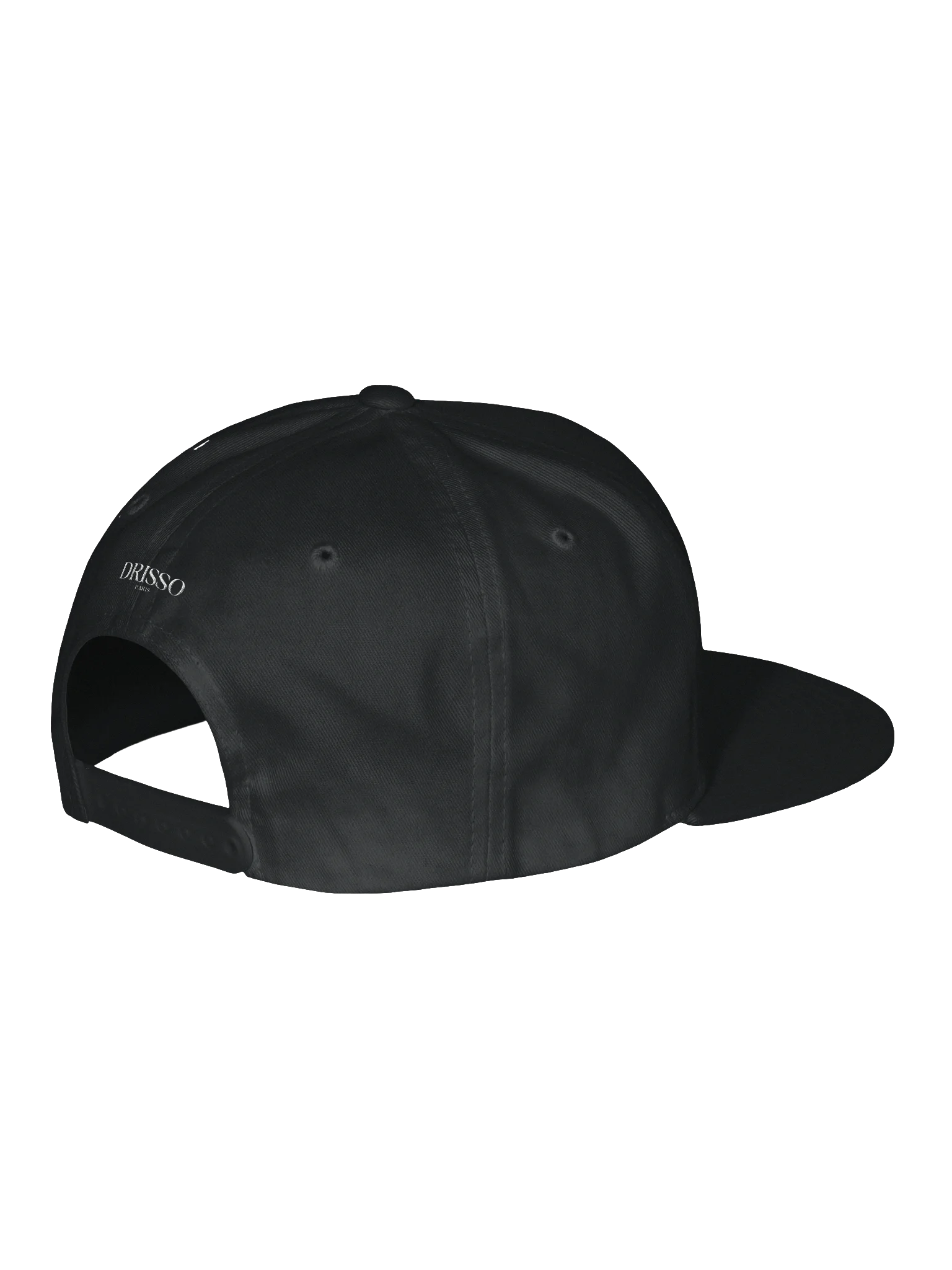 Drisso Paris™ Black Yupoong Flat Snapback Cap product image (3)