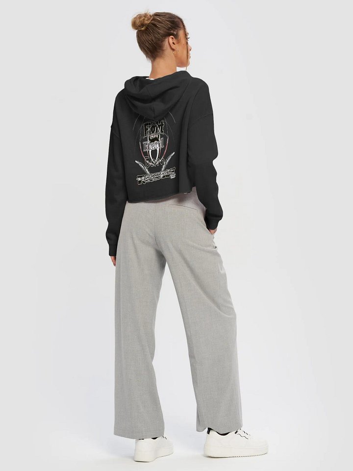 Fight Hard Earn Respect - Women’s Lightweight Cropped Hoodie product image (2)